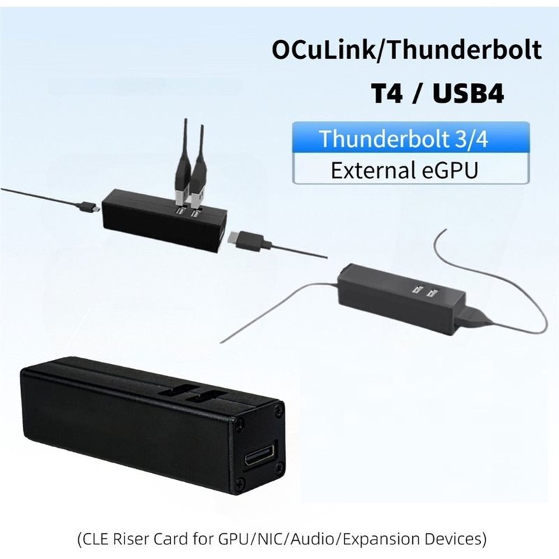 Super Deal -T4 Oculink Thunder - Gpu External Dock Egpu Thunderbolt 4 recension och pris