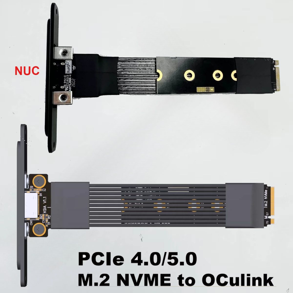 K49SQ-BK14 EGPU OCuLink GPU Ch - Pcie 5.0 Gpu Riser Cable recension och pris