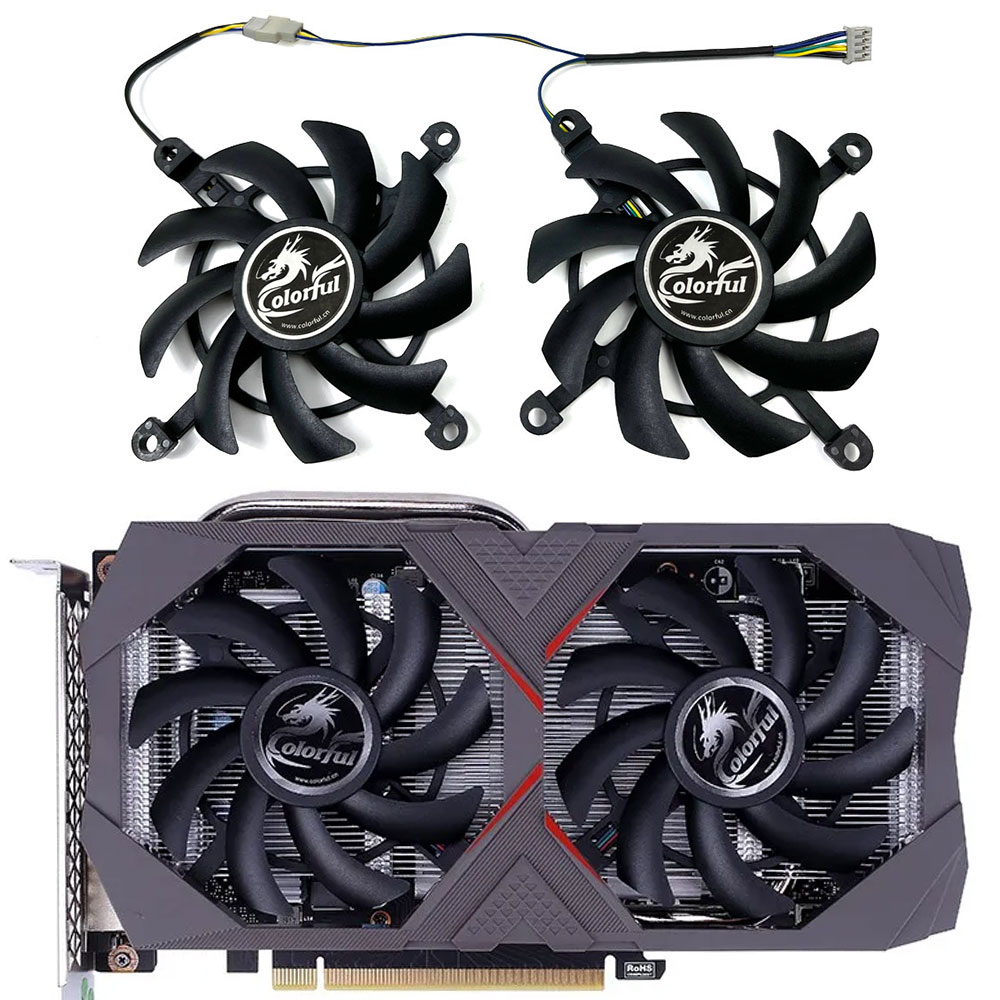 NEW 1SET 85MM 4PIN GPU Fan，For - Rtx 4080 Super 16Gb recension och pris