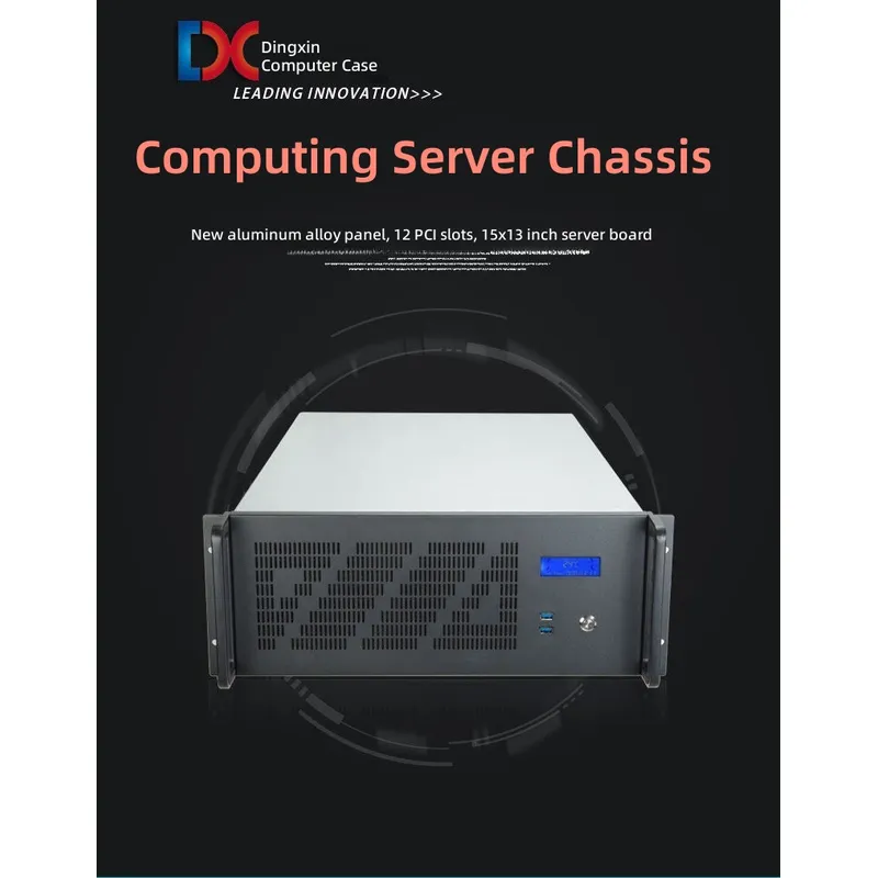 4U Rack Chassis 12 Slot Multi  - Server Gpu Chassis 4U recension och pris