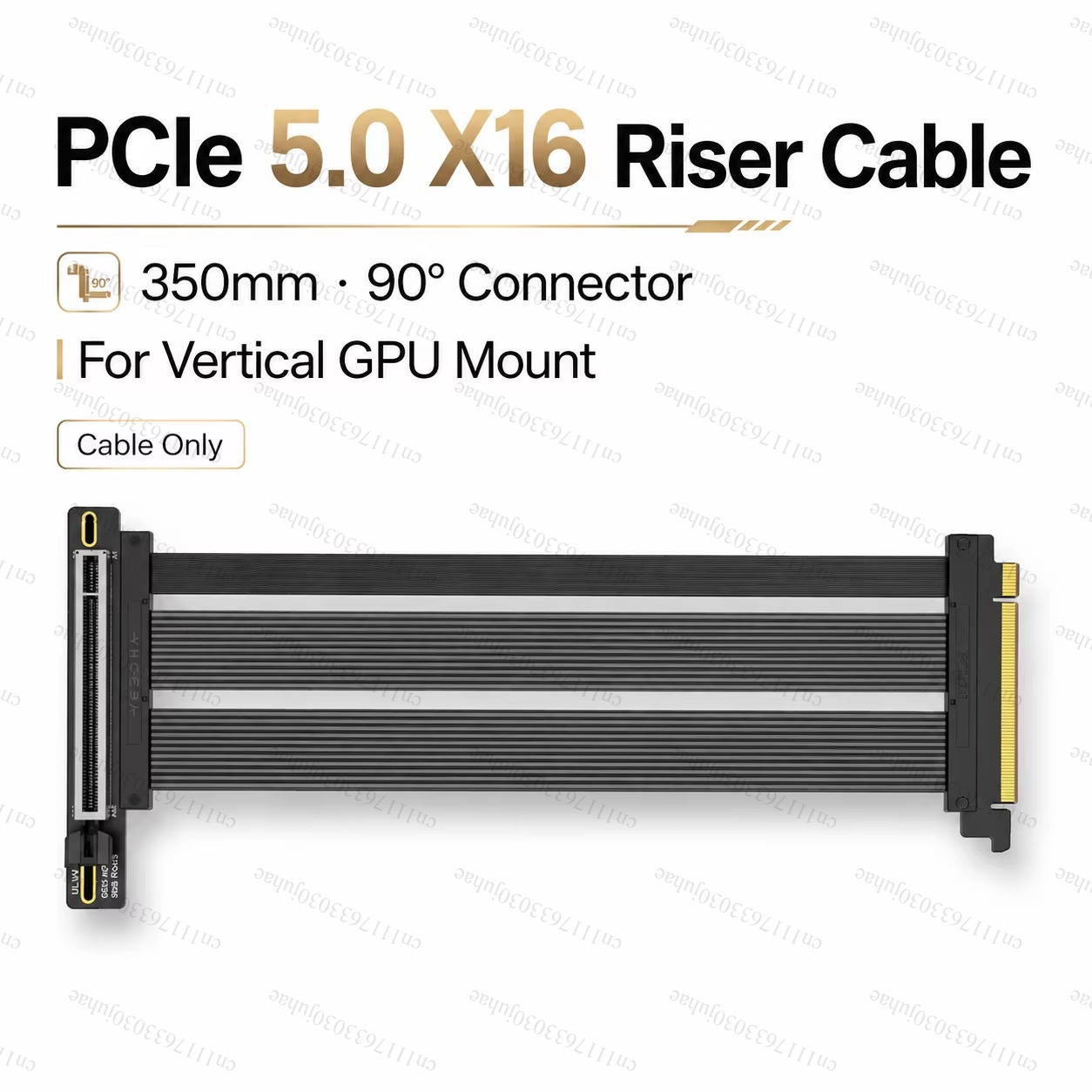 PCIe 5.0 X16 Riser Cable 350mm - Pcie 5.0 Gpu Riser Cable recension och pris