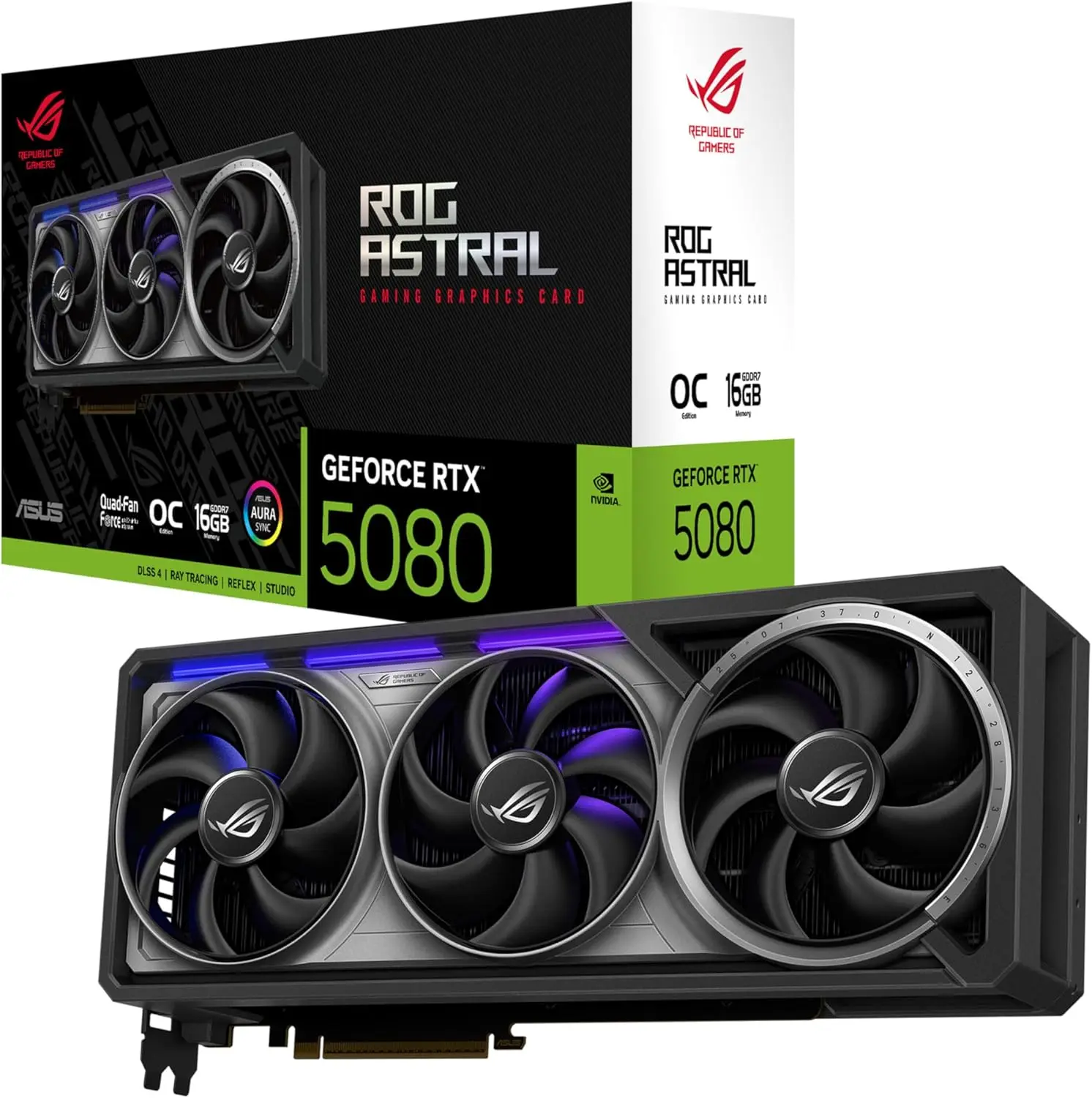 Astral RTX 5080 OC Edition Gra - Rtx 5080 16Gb recension och pris